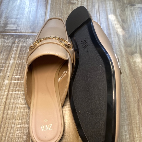 Zara neutral mule loafers - Picture 5 of 5